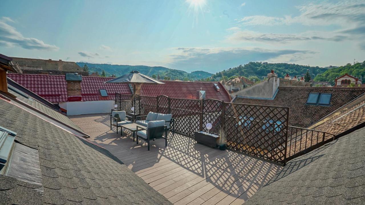Rooftop Proprety With Large Terrace & Stunning Views - Brasov Braşov Exterior foto